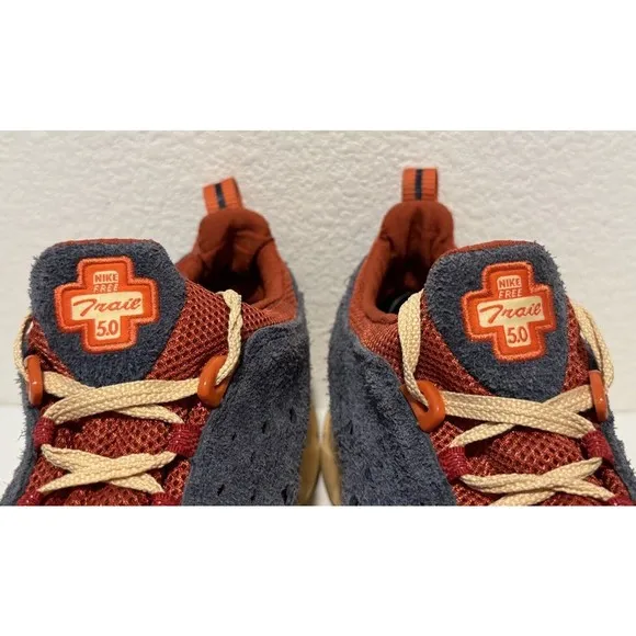 Nike Mens Free Run Trail 5.0 Running Shoe Sneakers Thunder Blue Sz 14 CW5814-400