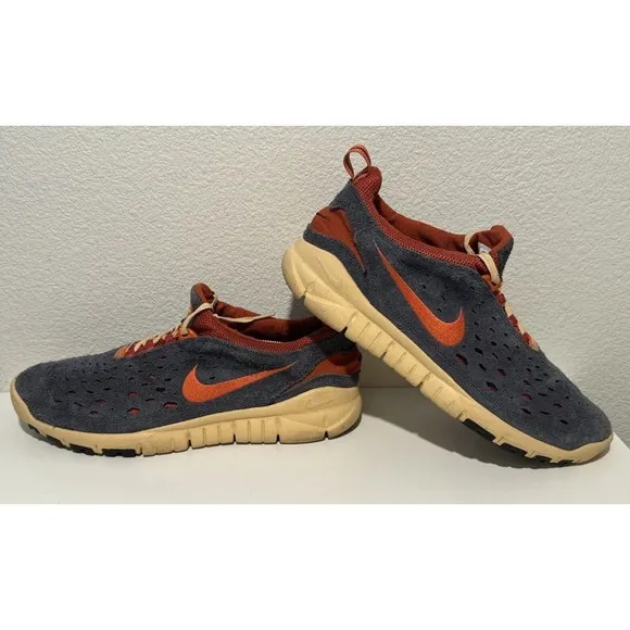Nike Mens Free Run Trail 5.0 Running Shoe Sneakers Thunder Blue Sz 14 CW5814-400