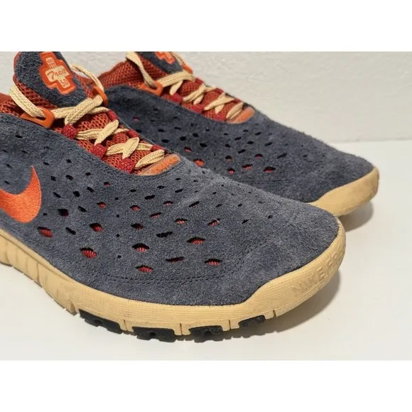 Nike Mens Free Run Trail 5.0 Running Shoe Sneakers Thunder Blue Sz 14 CW5814-400