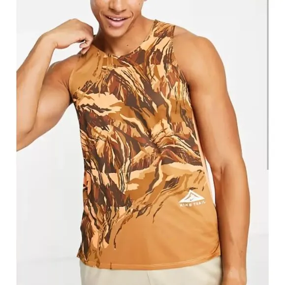 Nike Men's Large Trail Rise 365 PR Running racing Tank Top singlet DM4781-738