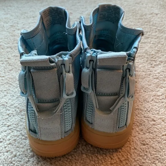 Nike | Nike SF AF1 Mid Sneakers | Nike SF Air Force 1 sneakers baby blue 5Y