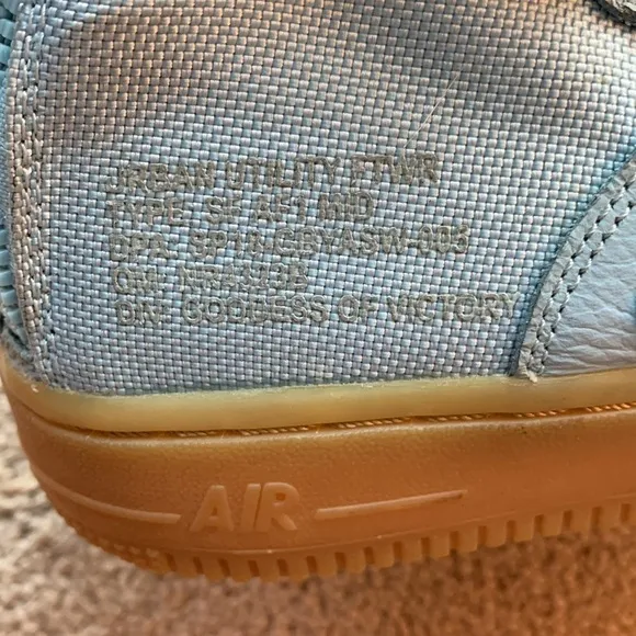 Nike | Nike SF AF1 Mid Sneakers | Nike SF Air Force 1 sneakers baby blue 5Y