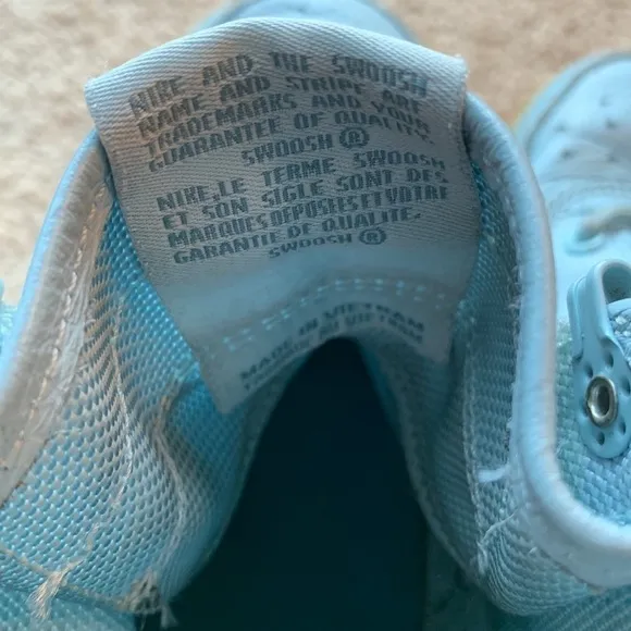 Nike | Nike SF AF1 Mid Sneakers | Nike SF Air Force 1 sneakers baby blue 5Y