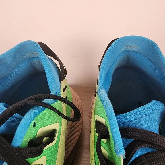 Nike Pegasus Trail 2 Men's 11.5 Barely Volt Green Blue Black Sneakers CK4305-700