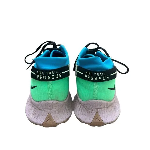 Nike‎ Pegasus Trail 2 Volt Poison Green Sneaker Trainers Trail Hiking, Size 8.5