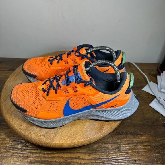 Nike Pegasus‎ Trail 3 Orange Shoes Sneakers Men's Size 9 AJ6900-002