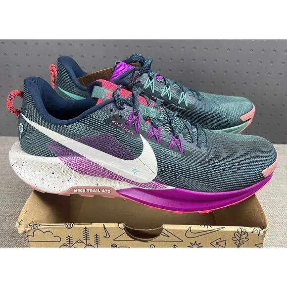Nike Pegasus Trail 5 &quot;Armory Navy/Vivid Grape&quot; DV3864-401 Sneakers New Sz 14