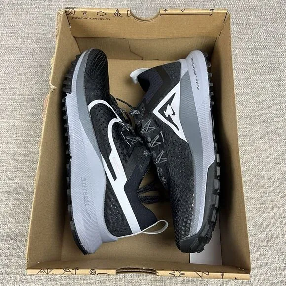 Nike React Pegasus Trail 4 Mens Trail Shoes Black DJ6158-001 Mens Size 8.5