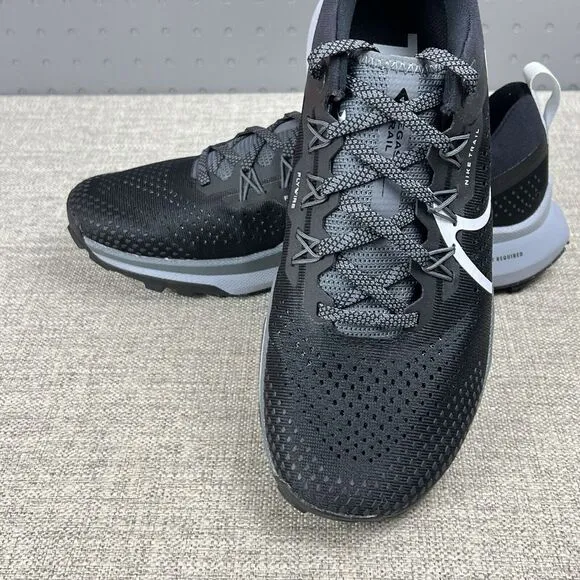 Nike React Pegasus Trail 4 Mens Trail Shoes Black DJ6158-001 Mens Size 8.5