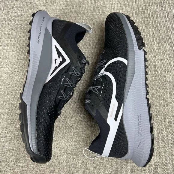 Nike React Pegasus Trail 4 Mens Trail Shoes Black DJ6158-001 Mens Size 8.5
