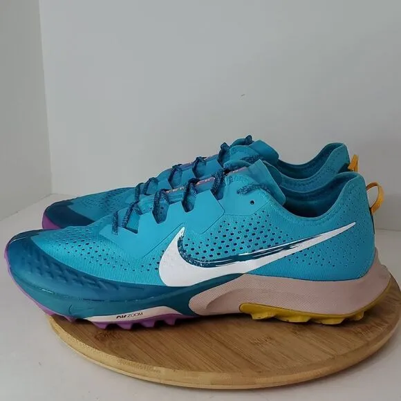 Nike Running Air Zoom Terra Kiger 7 Rubber Trimmed Running Sneakers Men's 15