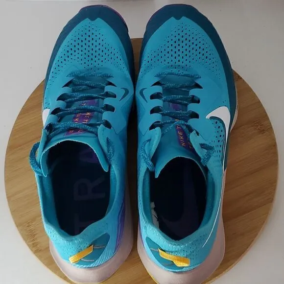 Nike Running Air Zoom Terra Kiger 7 Rubber Trimmed Running Sneakers Men's 15
