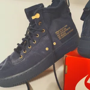 Nike SF AF1 Mid GS UTILITY Navy Blue Sneakers Shoes YOUTH SZ 7 Y