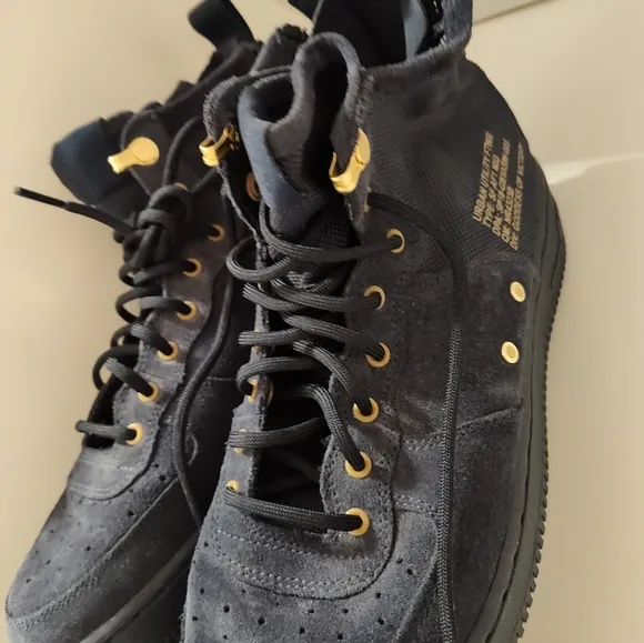 Nike SF AF1 Mid GS UTILITY Navy Blue Sneakers Shoes YOUTH SZ 7 Y