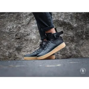 Nike SF Air Force 1 Mid size 8 Black/Gum Urban Utility Sneakers