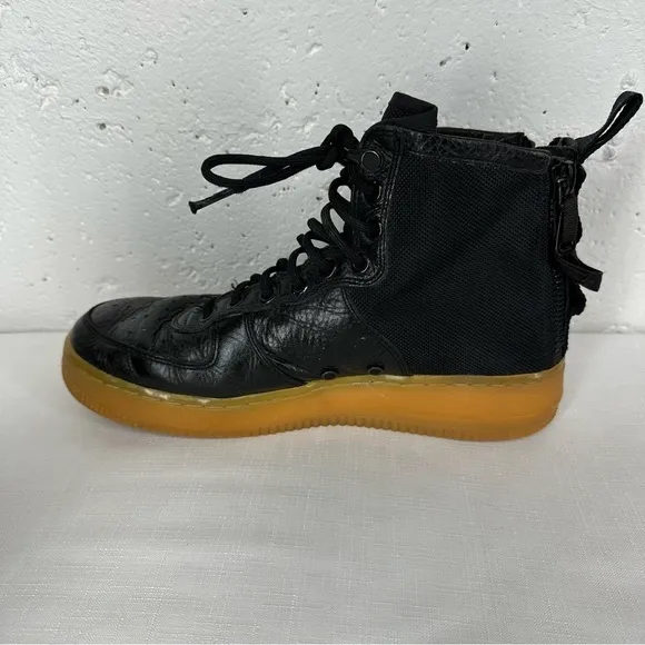 Nike SF Air Force 1 Mid size 8 Black/Gum Urban Utility Sneakers