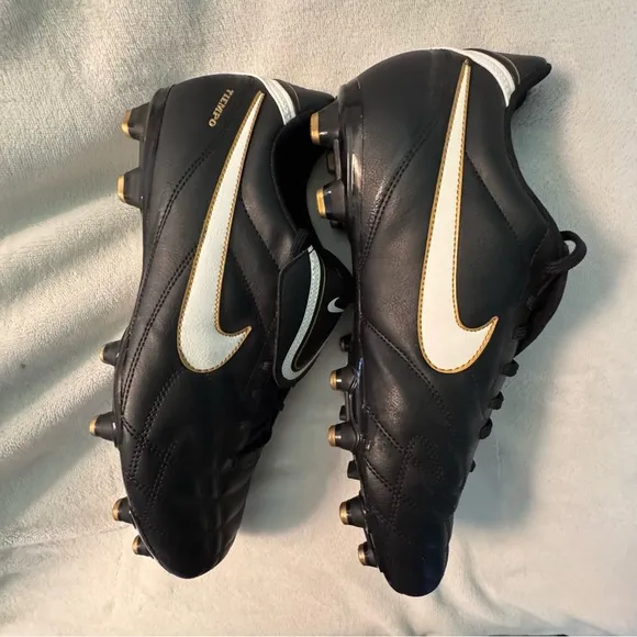 Nike Tiempo Natural III Firm Ground Football Boots 366177-018 Size 12.5