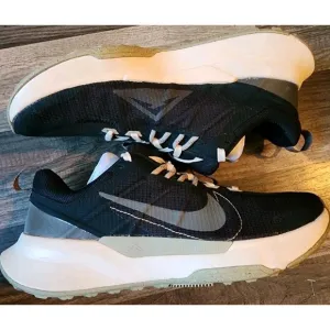 NIKE TRAIL JUNIPER 2‎ MENS SIZE 7 WOMENS SIZE 8.5 RUNNING SNEAKERS BLACK KHAKI