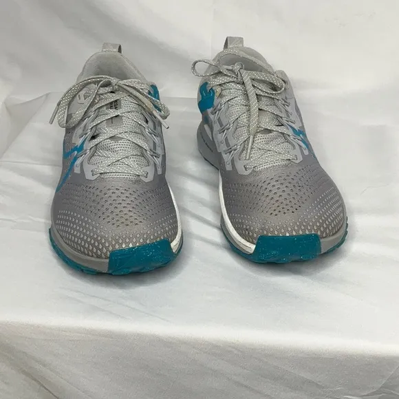 Nike Trail Pegasus 4 React Gray, Blue Sneakers Men’s Sz 7.5