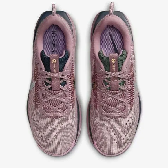 Nike W ReactX Pegasus Trail 5 Plum Dust DV3865 500 Wmn's Sz 10 / Men's Sz 8.5