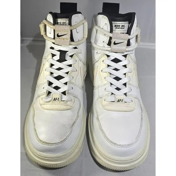 Nike Women's Air Force 1 High Utility 2.0 Summit White/Black Sneakers Size 8