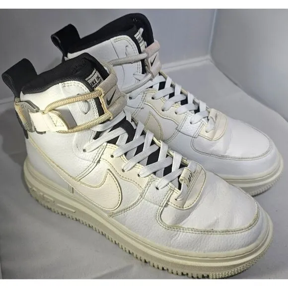 Nike Women's Air Force 1 High Utility 2.0 Summit White/Black Sneakers Size 8