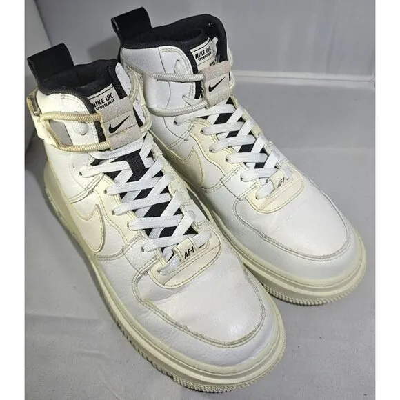 Nike Women's Air Force 1 High Utility 2.0 Summit White/Black Sneakers Size 8