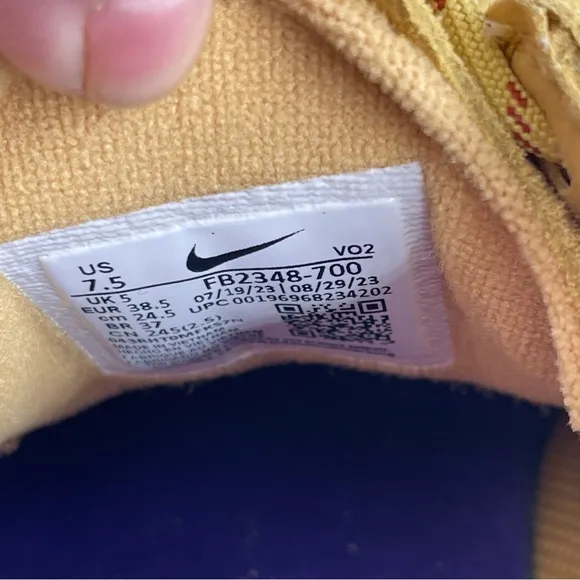 Nike Women’s Air Force 1 Wild Wheat Gold-SZ 7.5 -Low Lace-Up Shoes Sneakers