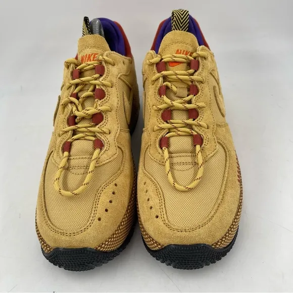 Nike Women’s Air Force 1 Wild Wheat Gold-SZ 7.5 -Low Lace-Up Shoes Sneakers
