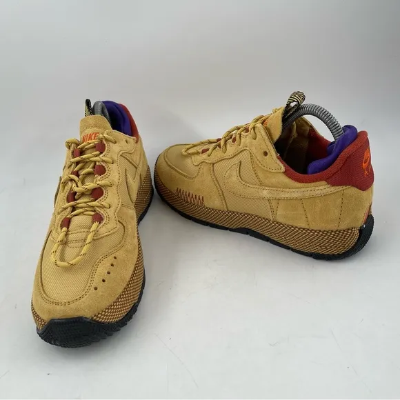 Nike Women’s Air Force 1 Wild Wheat Gold-SZ 7.5 -Low Lace-Up Shoes Sneakers