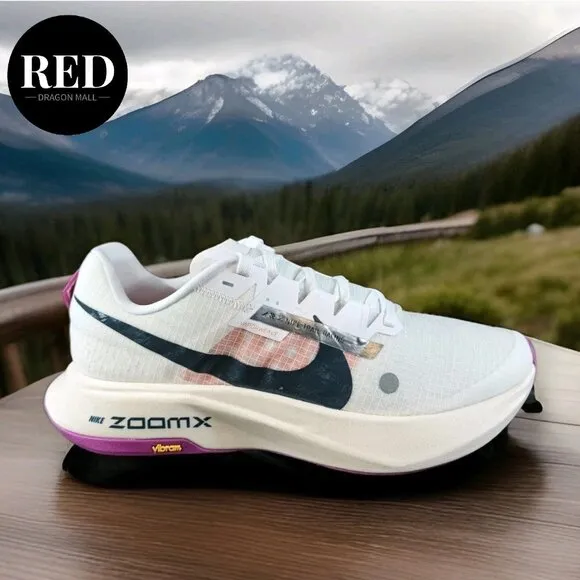 Nike Zoomx Ultrafly Trail Running Shoes White Deep Jungle DX1978-101 - Men's 10