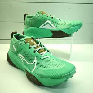Nike ZoomX Zegama Spring Green Olive Flak Trail Hiking Running Sneakers size 12