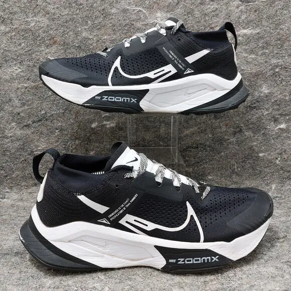 Nike ZoomX Zegama Trail Sneakers Men's Size 12.5 Black White DH0623-001