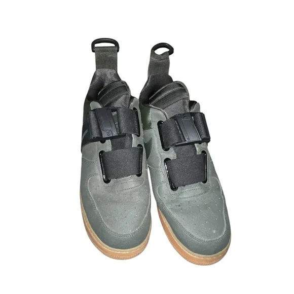 NikeAir Force 1 Utility Sneakers Olive &amp; Gum Size 12