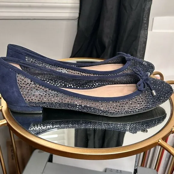 Nina Wynn’s Crystal Ballet Flats