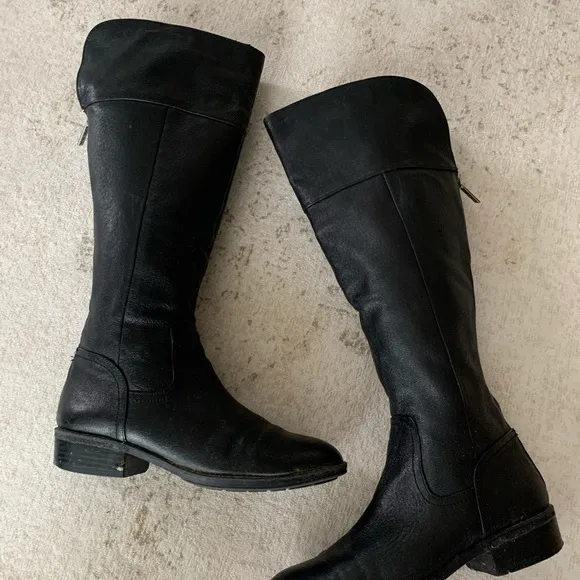 Nine West leather knee high boots