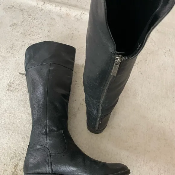 Nine West leather knee high boots