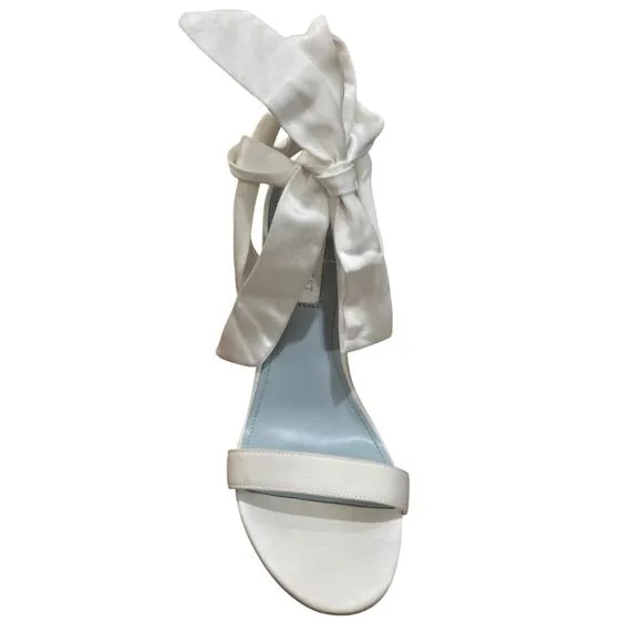 Nine West Women's Kelsie Ankle Wrap Sculpted Heel Sandals Size 6