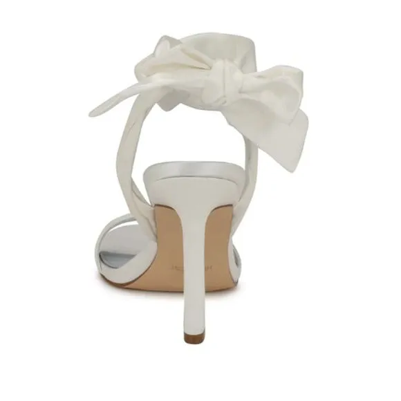 Nine West Women's Kelsie Ankle Wrap Sculpted Heel Sandals Size 6