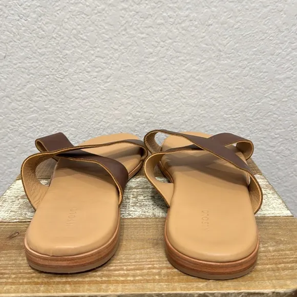 Nisolo Dante Cross Strap Leather Sandals Size 13
