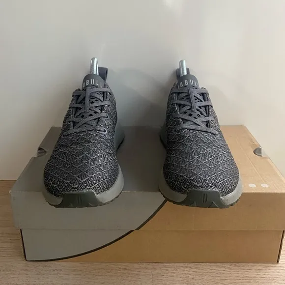 NOBULL Matryx Trail Runner Grey Sneakers- SZ Men 5.5- Women 7