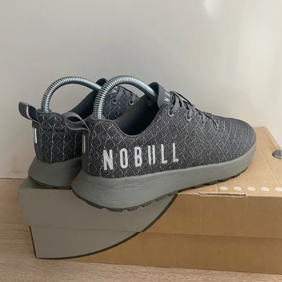 NOBULL Matryx Trail Runner Grey Sneakers- SZ Men 5.5- Women 7