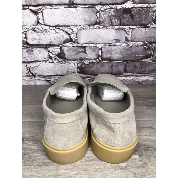 Nordstrom Ortholite NOEZRA-LEA Light Gray Suede Loafers Shoes Men Sz 11M US/44EU