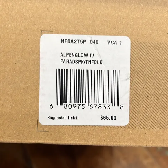 North Face Alpenglow Youth Snow Boots-NIB