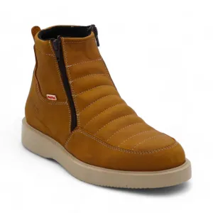 Nube Men's Camel Leather Short Boots