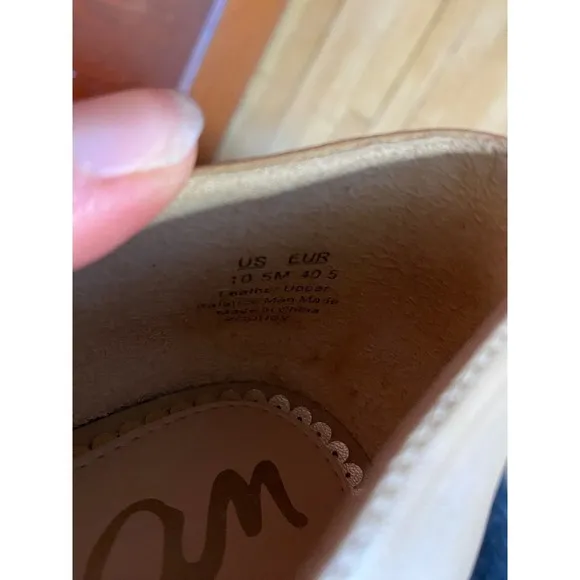 Nude Sam Edelman Professional Career Wear Flats 10.5