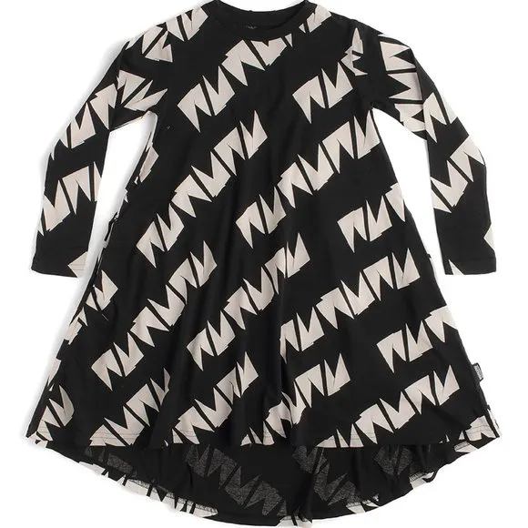 Nununu High Low Patterned Dress