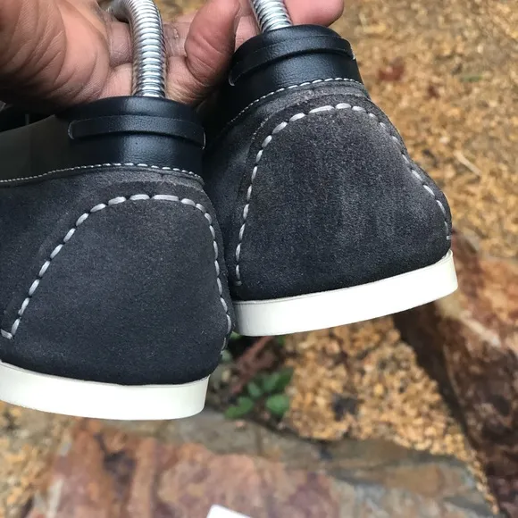 NW TED LAPIDUS Leather and Suede Loafers, Size 9.5