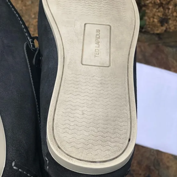 NW TED LAPIDUS Leather and Suede Loafers, Size 9.5