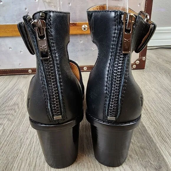 NWOB Frye Brielle Suede Leather Ankle Strap Sandals size 8